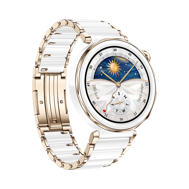 HUAWEI Watch GT 5 Pro 42mm keramični pašček, bela pametna ura